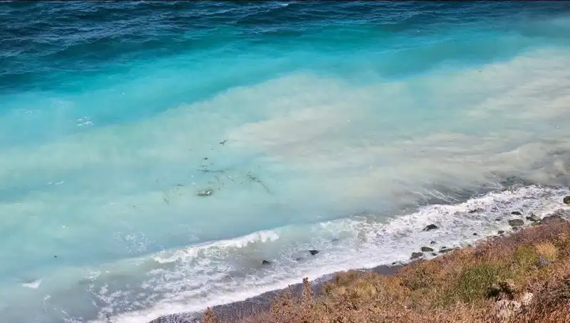 Beyaz Tehlike: Şlam Atığı 2 Kilometre Kıyıyı Kapladı!