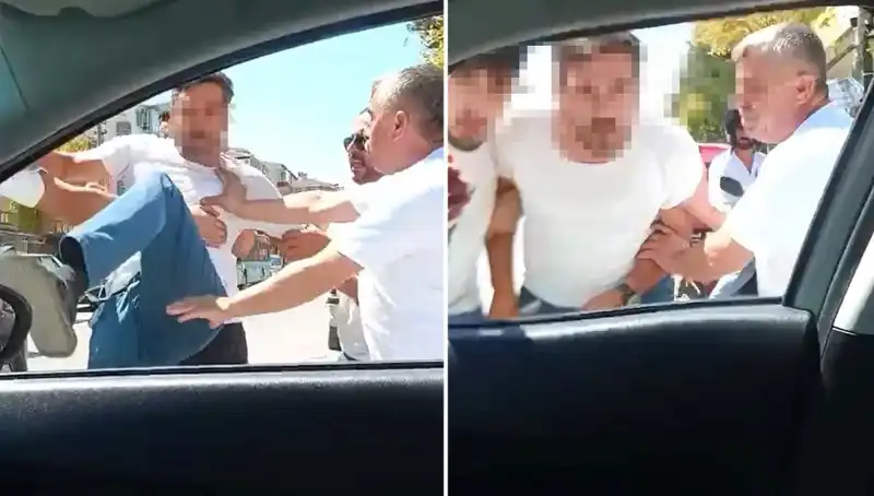 Dolmuş Şoförü Trafikte Dehşet Saçtı: O Anları İzleyenler Şokta!