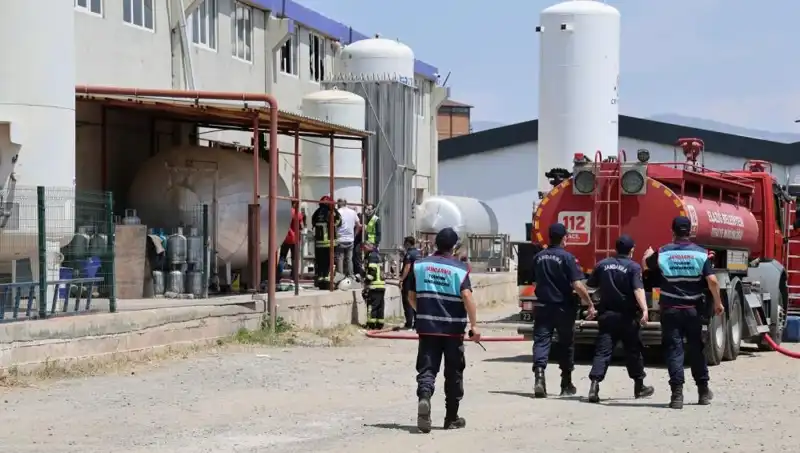 Elazığ'daki Gaz Dolum Tesisinde Şok Edici Patlama Gerçekleşti!